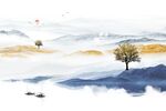 水墨山水画