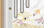 新中式背景墙 