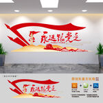 永远跟党走党建文化墙