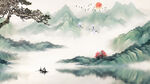 中国风意境山水画