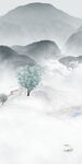 中式 山水简约玄关 TIF分层