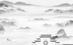 别墅 灰色素雅山水 TiF分层