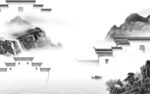 人气 灰色素雅山水 TiF分层