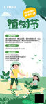 植树节海报