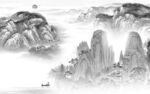 高雅 轻奢灰色山水 TiF分层