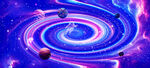 美丽宇宙星空背景