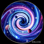 圆形星空设计图