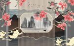 中式装饰背景墙 