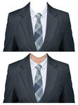 女西装证件照衣服素材psd