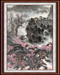 国画山水风景 
