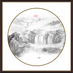 新中式山水画