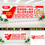 民族团结文化墙