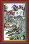 巨幅山水画 