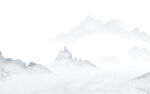 新中式石纹水墨山水背景