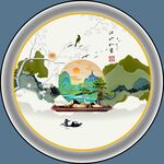 圆形装饰画 