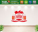永远跟党走文化墙