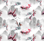 山水梅花