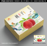 桃子包装 水果礼盒设计