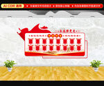 党员风采文化墙