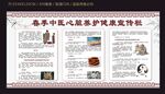 春季中医心脏养护健康宣传栏