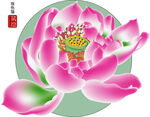 莲花矢量图