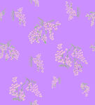 紫色小花女装印花