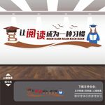 阅读 文化墙.