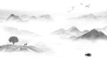 高清 灰色高端墙画 TIf分层