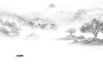 大气 灰色高端墙画 TIf分层