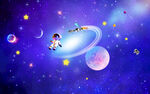 卡通星空