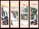 玄关山水画
