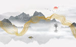 新中式意境山水画