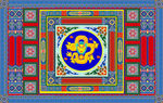 中式横梁佛堂吊顶