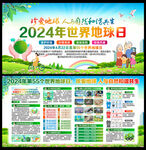 2024年世界地球日宣传展板