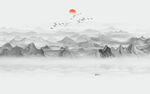 新中式禅意山水画