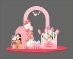 母亲节美陈