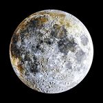 月球表面灯箱素材