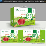 桃子礼盒包装设计