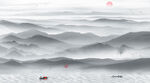水墨山水画