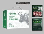 牛肉包装盒平面图不含效果图