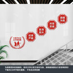 消防楼梯文化墙