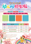 幼儿园招生海报