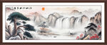 迎客松国画