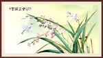 国画兰花