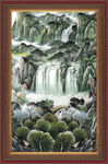 风景国画 