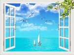 3D立体假窗海景