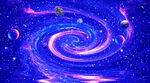漩涡星空星系宇宙星球