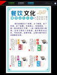 饭堂文化展板