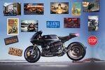 摩托车机车背景墙