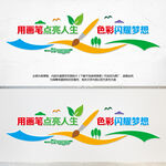 学校校园艺术文化背景墙